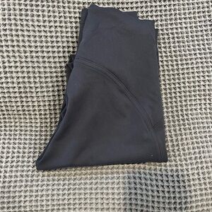 Navy Lululemon full length leggings, size 0.